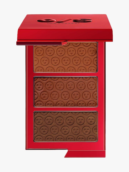 ONE/SIZE by Patrick Starrr Made for Shade Bronze & Sculpt Trio Palette in branded component on a light gray background